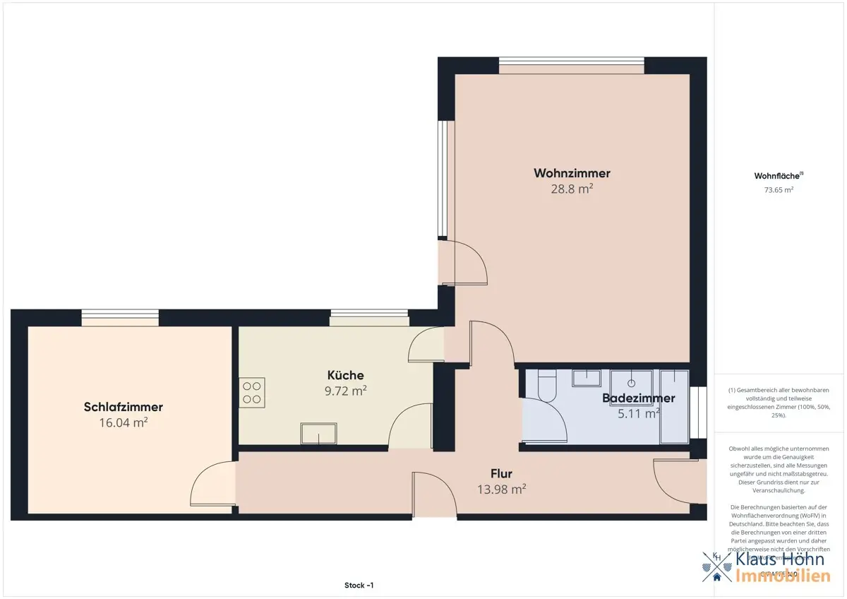Grundriss Einliegerwohnung